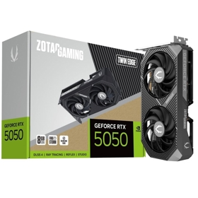 Graphics Card Zotac ZT-B50500E-10M Twin Edge, GeForce RTX5050, 8GB, 128Bit, DP, HDMI, Black