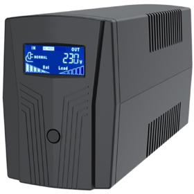 უწყვეტი კვების წყარო East EA280, 800VA, LCD, 2хSchuko, Line-interactive UPS, Black