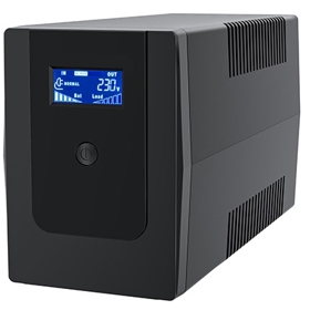 უწყვეტი კვების წყარო EAST EA2120, Line interactive, 1200VA, LCD, UPS, Black