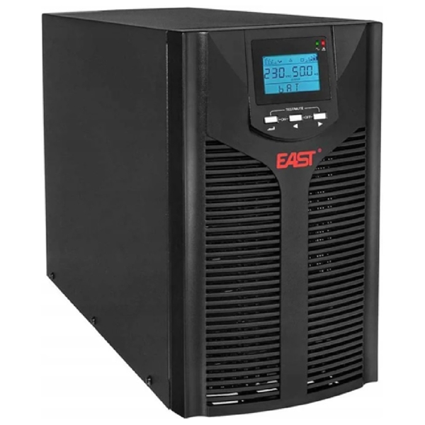 უწყვეტი კვების წყარო East EA902PS, 2000VA, 4xEURO, LCD, Online UPS, Black