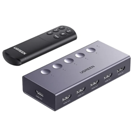სვიჩი UGREEN CM568 (25857), 4k 60hz, HDMI Switch, Grey