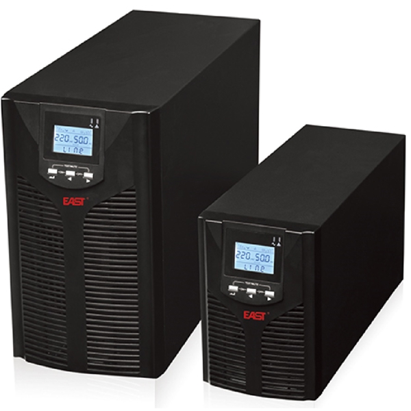 უწყვეტი კვების წყარო East EA902H, 2000VA, RS-232, LCD, Online UPS, Black