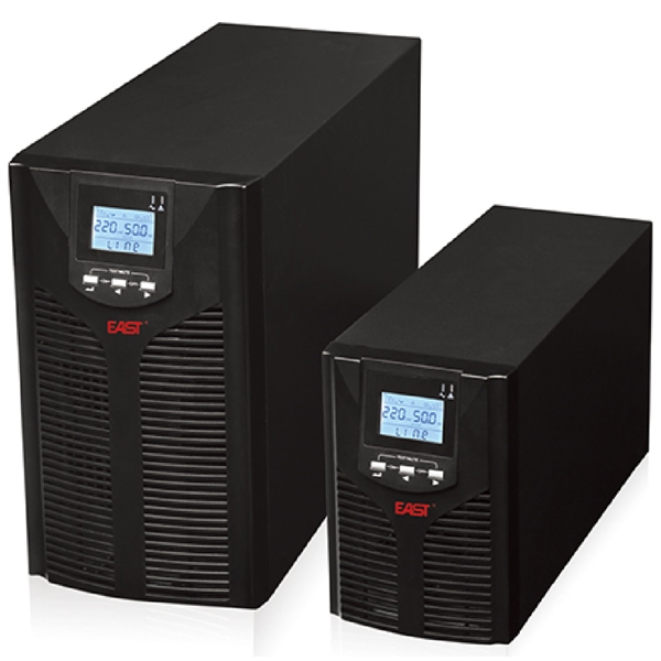 უწყვეტი კვების წყარო East EA901H, 1000VA, RS-232, LCD, Online UPS, Black