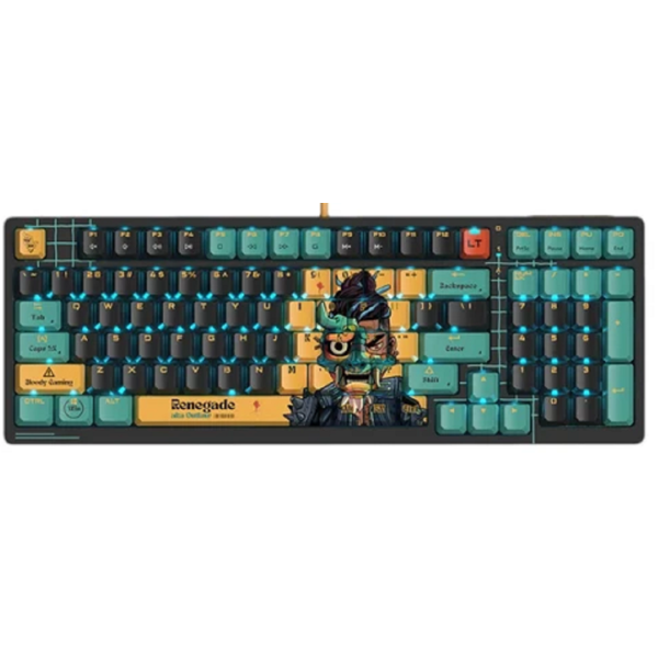 კლავიატურა A4tech Bloody AT98 Alpha, Optical Switch, Wired, USB, RGB, Keyboard, Renegade