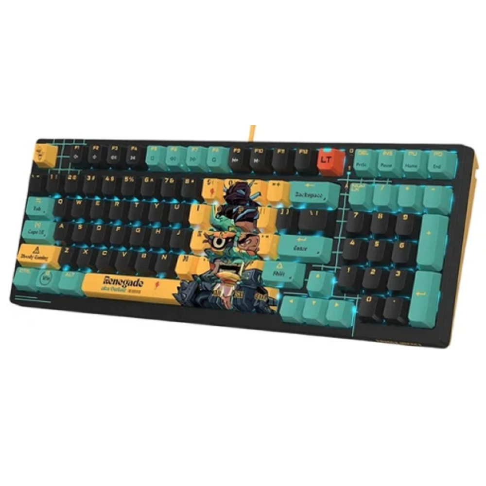 Keyboard A4tech Bloody AT98 Alpha, Optical Switch, Wired, USB, RGB, Renegade