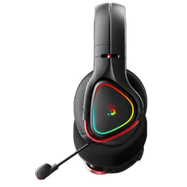 ყურსასმენი A4tech Bloody MR710, Gaming Headset, Wireless, RGB, 3.5mm, USB, Bluetooth, Black