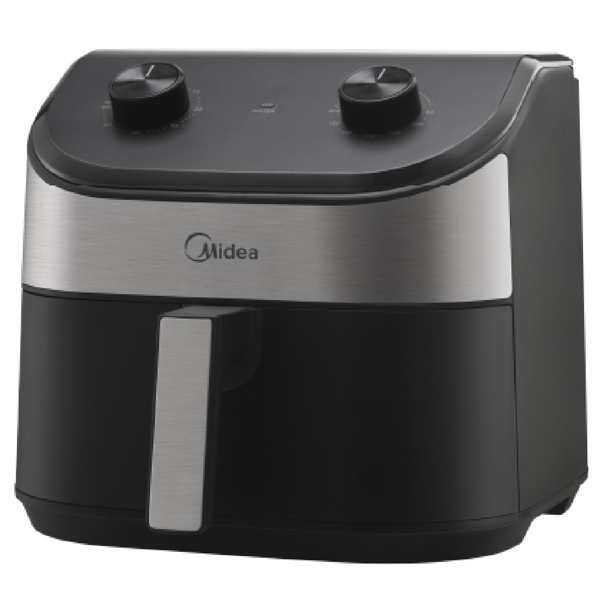 აეროგრილი Midea MF-TN45WK4, 1550W, 4.5L, Air Fryer, Black/Silver