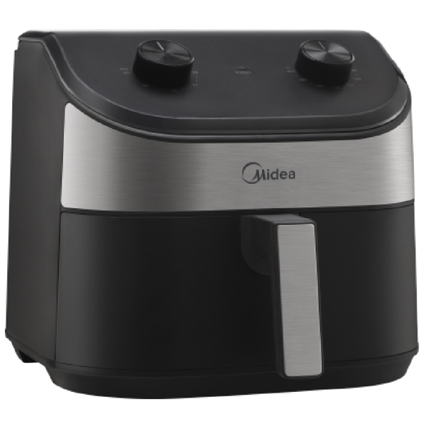 აეროგრილი Midea MF-TN45WK4, 1550W, 4.5L, Air Fryer, Black/Silver