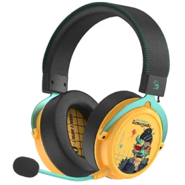 ყურსასმენი A4Tech Bloody MR595 AIO, Gaming Headset, Wireless, 3.5mm, USB, Bluetooth, Renegade Sunset