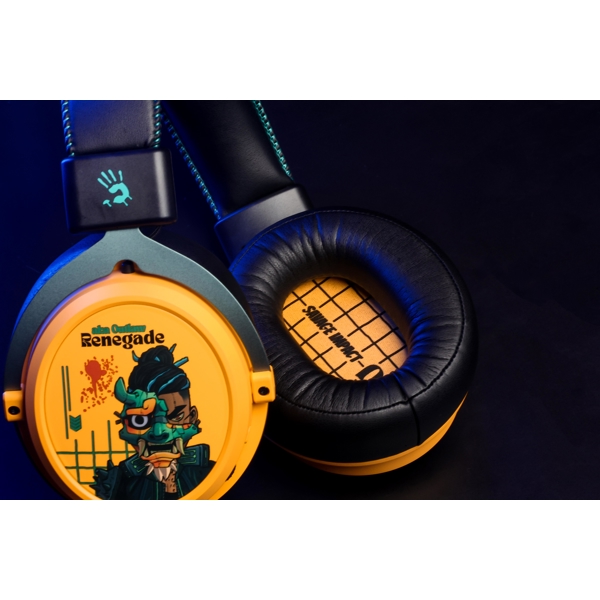 ყურსასმენი A4Tech Bloody MR595 AIO, Gaming Headset, Wireless, 3.5mm, USB, Bluetooth, Renegade Sunset