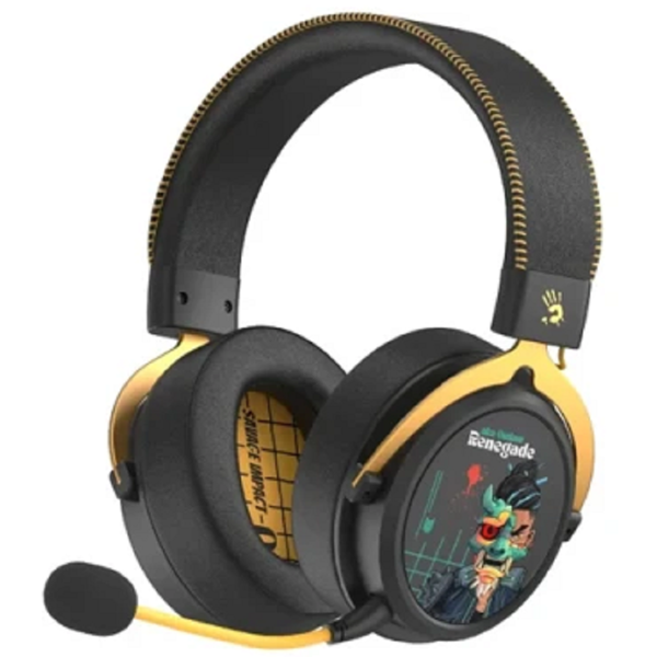 ყურსასმენი A4Tech Bloody MR595 AIO, Gaming Headset, Wireless, 3.5mm, USB, Bluetooth, Midnight