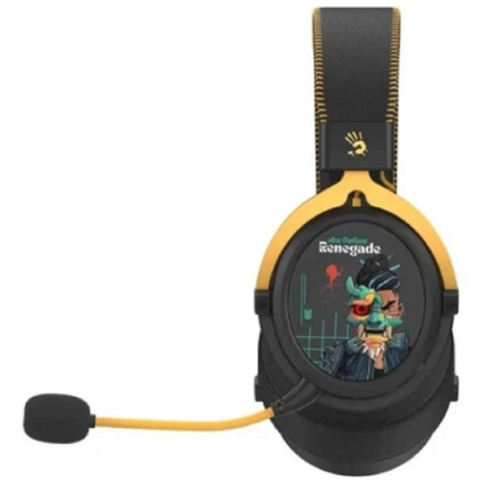 ყურსასმენი A4Tech Bloody MR595 AIO, Gaming Headset, Wireless, 3.5mm, USB, Bluetooth, Midnight