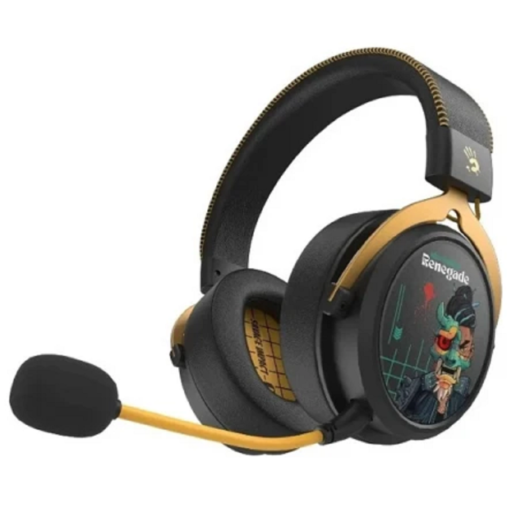 ყურსასმენი A4Tech Bloody MR595 AIO, Gaming Headset, Wireless, 3.5mm, USB, Bluetooth, Midnight