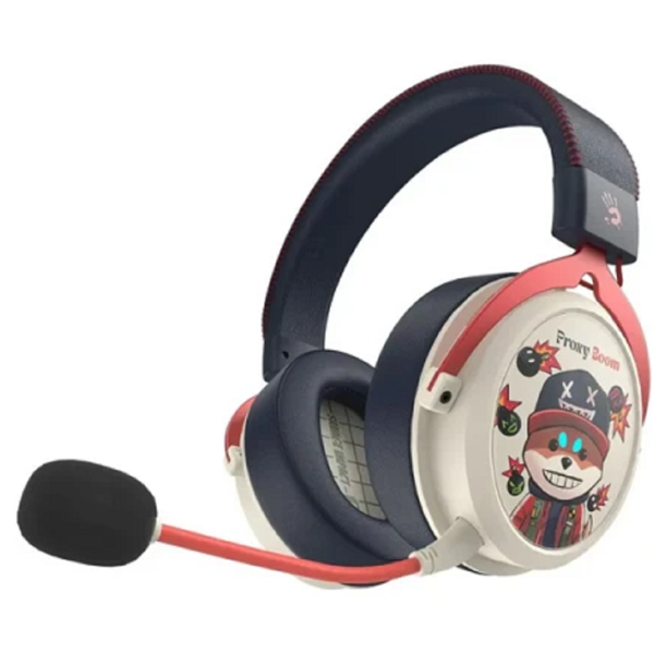 ყურსასმენი A4Tech Bloody MR595 AIO, Gaming Headset, Wireless, 3.5mm, USB, Bluetooth, Proxy Boom