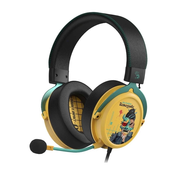 ყურსასმენი A4Tech Bloody M595 Hybridcore, Gaming Headset, Wired, USB, Renegade Sunset