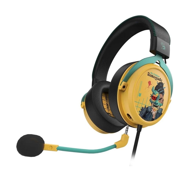 ყურსასმენი A4Tech Bloody M595 Hybridcore, Gaming Headset, Wired, USB, Renegade Sunset