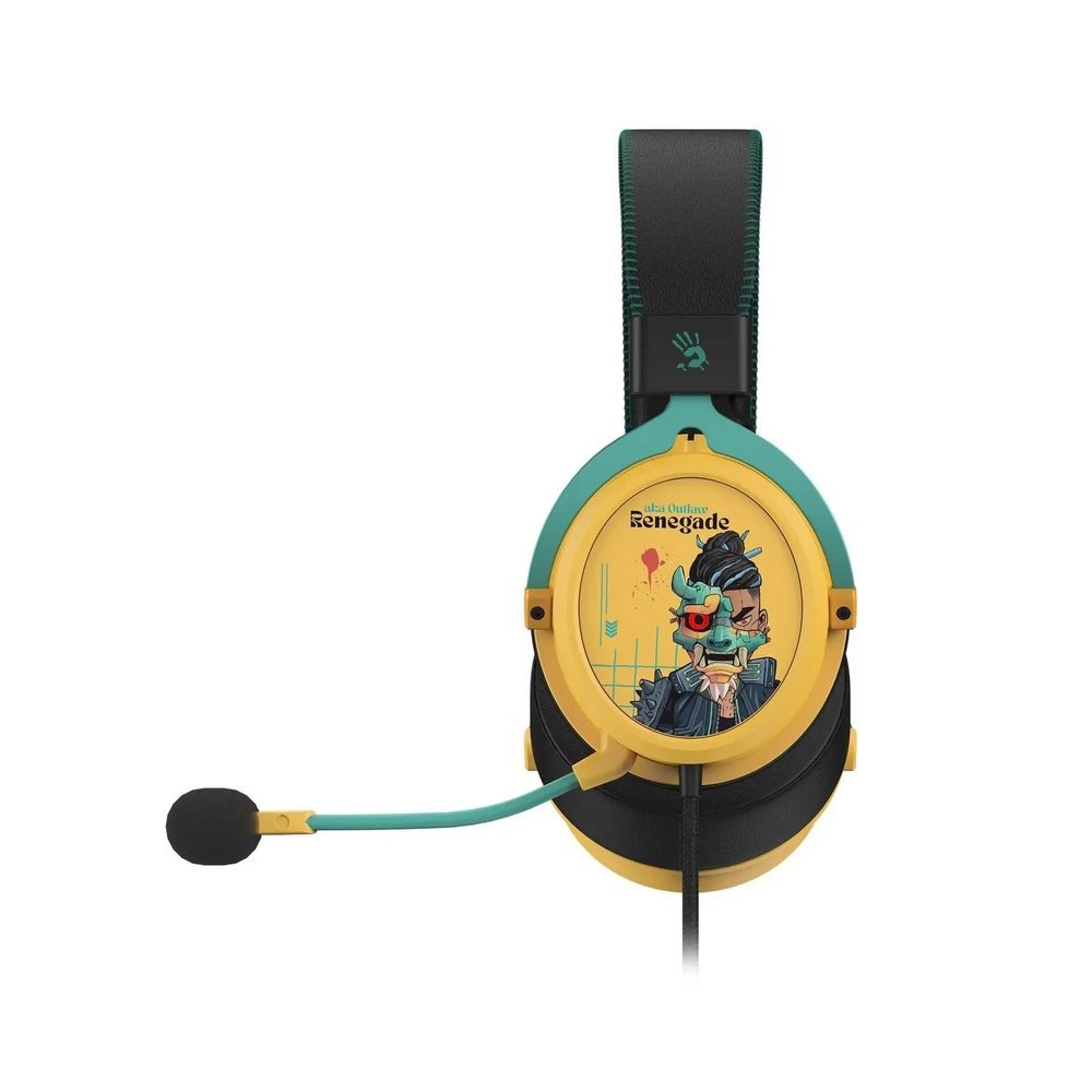 ყურსასმენი A4Tech Bloody M595 Hybridcore, Gaming Headset, Wired, USB, Renegade Sunset