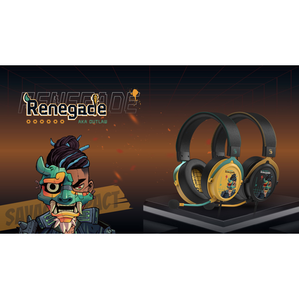 ყურსასმენი A4Tech Bloody M595 Hybridcore, Gaming Headset, Wired, USB, Renegade Sunset