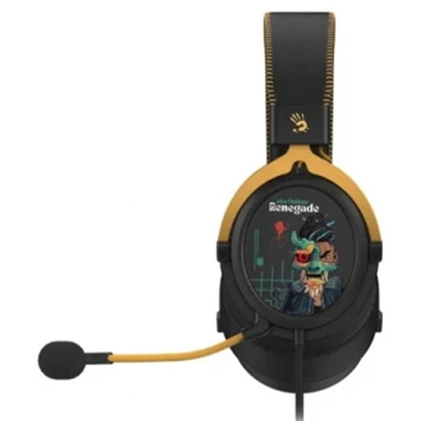 ყურსასმენი A4Tech Bloody M595 Hybridcore, Gaming Headset, Wired, USB, Renegade Midnight