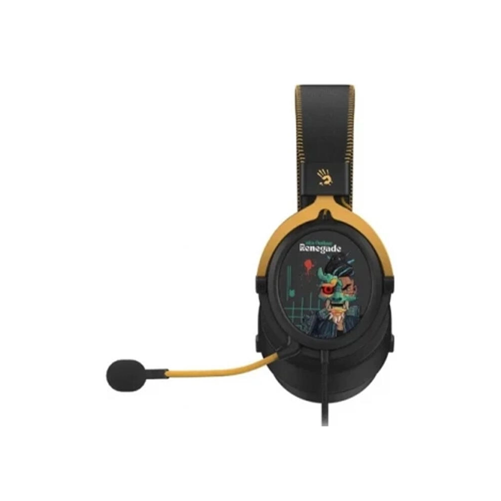 ყურსასმენი A4Tech Bloody M595 Hybridcore, Gaming Headset, Wired, USB, Renegade Midnight