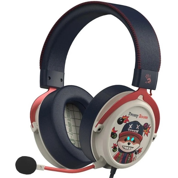 ყურსასმენი A4Tech Bloody M595 Hybridcore, Gaming Headset, Wired, USB, Proxy Boom