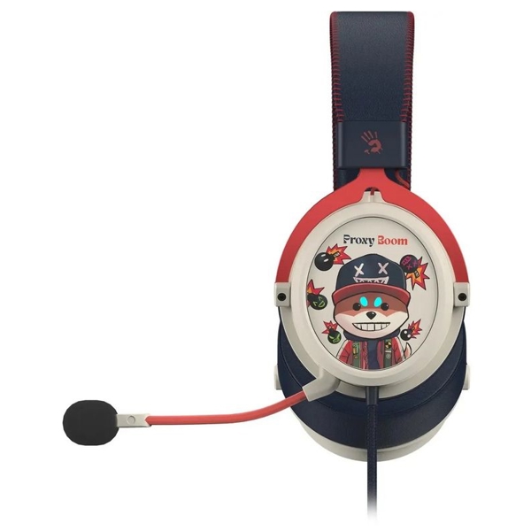 ყურსასმენი A4Tech Bloody M595 Hybridcore, Gaming Headset, Wired, USB, Proxy Boom