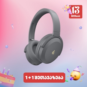 Headset, Edifier WH700NB Pro, Wireless, Bluetooth, With ANC, Grey