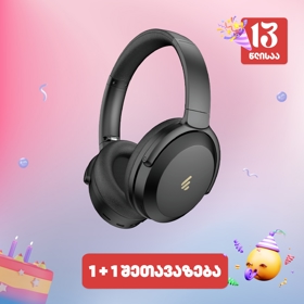 Headset, Edifier WH700NB Pro, Wireless, Bluetooth, With ANC, Black