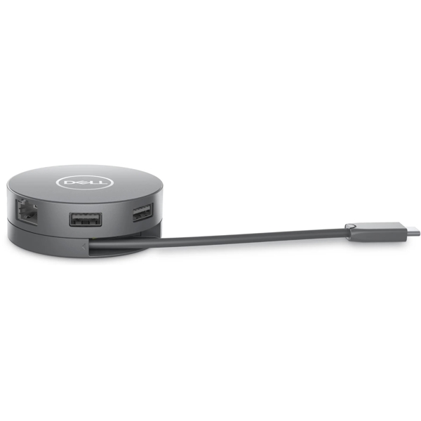 USB-C Hub Dell 470-AFKL DA305, USB 3.2, USB-C, LAN, HUB, Silver