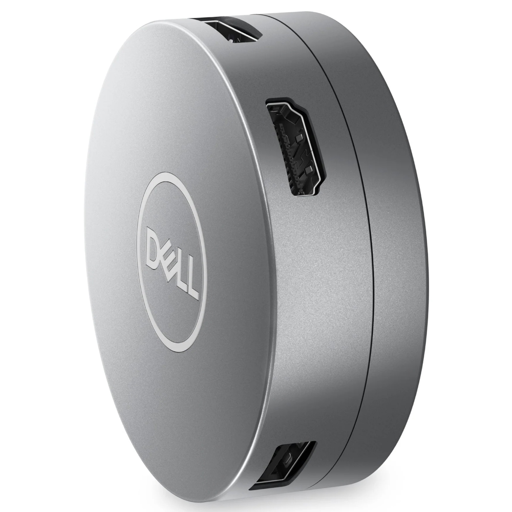 USB-C Hub Dell 470-AFKL DA305, USB 3.2, USB-C, LAN, HUB, Silver