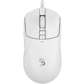 მაუსი A4Tech Bloody W72 Ultra Lightweight, Wired, USB, Gaming Mouse, White