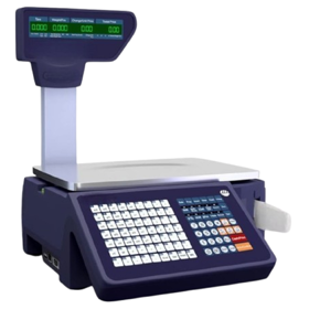 შტრიხკოდების საბეჭდი ელექტრონული სასწორი OEM A-scale, Barcode Printing Electronic Scale, Blue