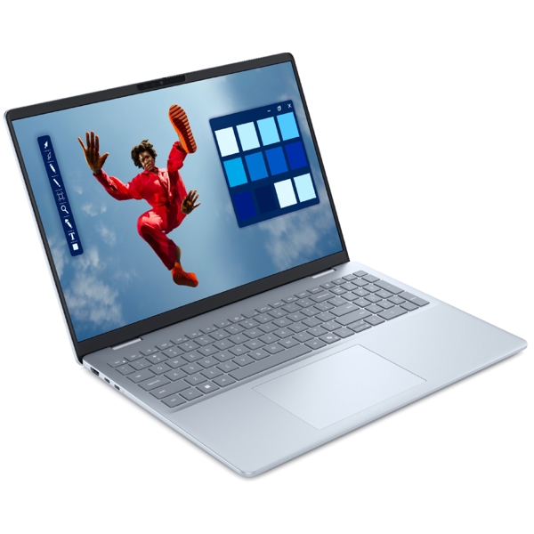 ნოუთბუქი Dell DB16250 16 Plus, 16", Ultra 7-256V, 16GB, 512GB SSD, Integrated, W11P, Ice Blue