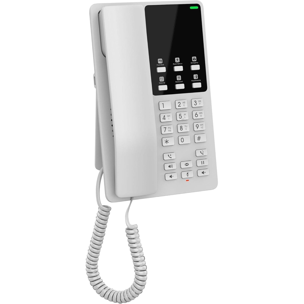 Hotel IP Phone Grandstream GHP620, 2 SIP, 2 lines, PoE, White