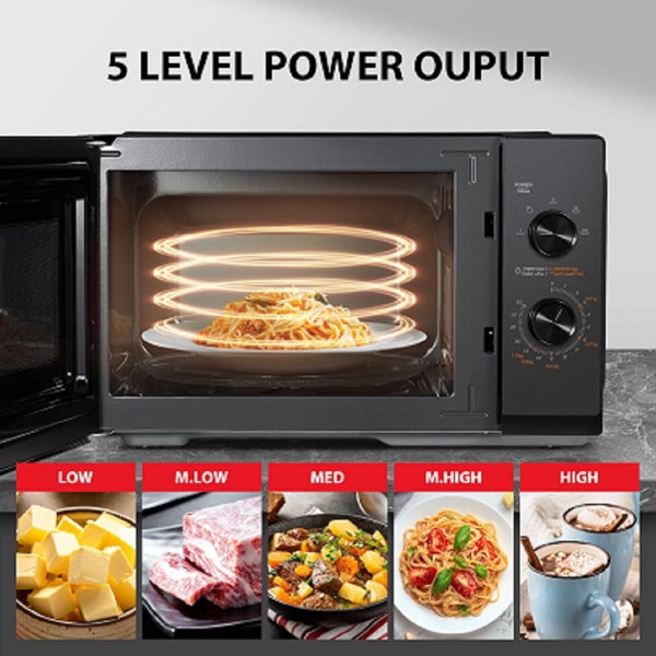 Microwave Oven Toshiba MW3-MM25PE(BK), 800W, 25L, Black