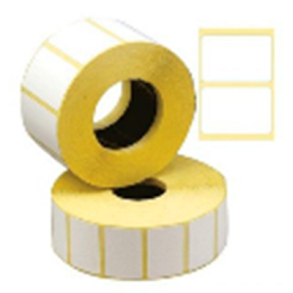 წებოვანი თერმო ქაღალდი OEM 2100000011056, 25x43, 1000PCs, Thermal Label, White