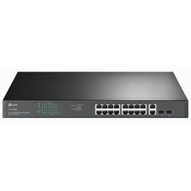 PoE+ Switch TP-Link TL-SG1218MP, 20-Port Gigabit, Black