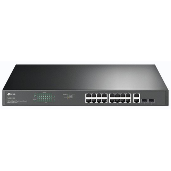 PoE+ Switch TP-Link TL-SG1218MP, 20-Port Gigabit, Black
