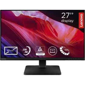 Monitor Lenovo 68C8GAC3EU L27QE, 27", QHD, IPS, HDMI, DP, Black
