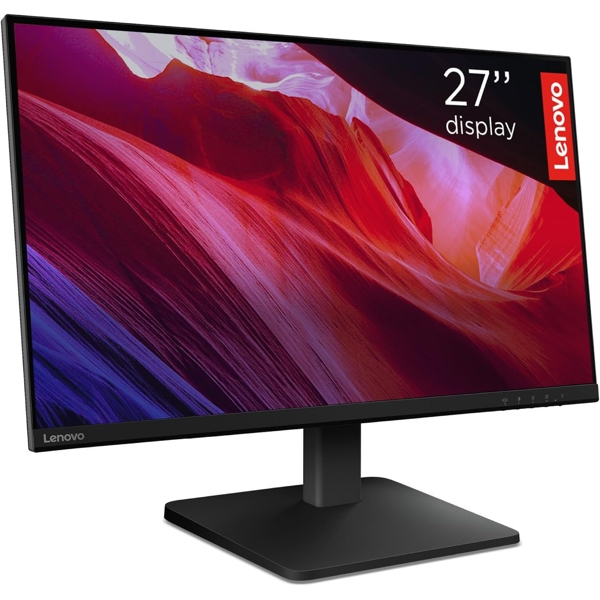 Monitor Lenovo 68C8GAC3EU L27QE, 27", QHD, IPS, HDMI, DP, Black