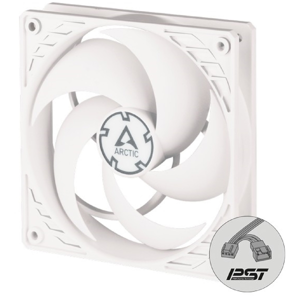 Case Fan Arctic ACFAN00170A P12 PWM PST, 120mm, 1800RPM, White