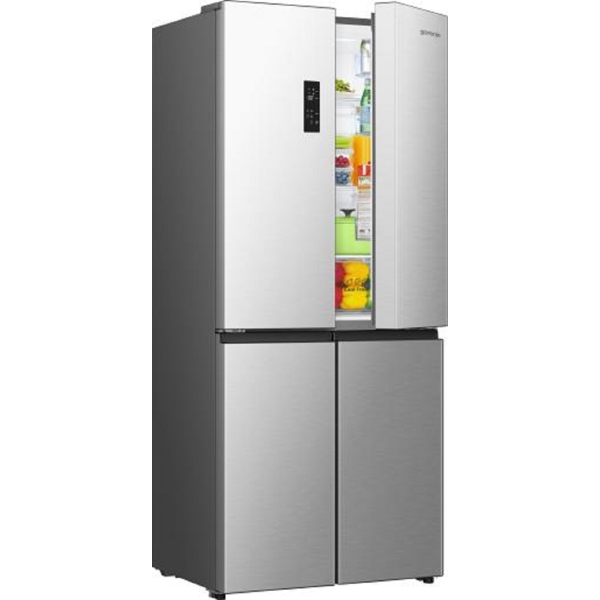 Refrigerator Gorenje NRM819E61X, 460L, E, 37dB, No Frost, Gray