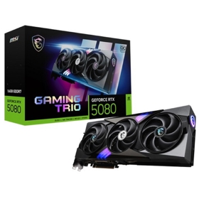 Graphic Card MSI 912-V531-005 GAMING TRIO OC, GeForce RTX5080, 16GB, 256Bit, DP, HDMI, Black