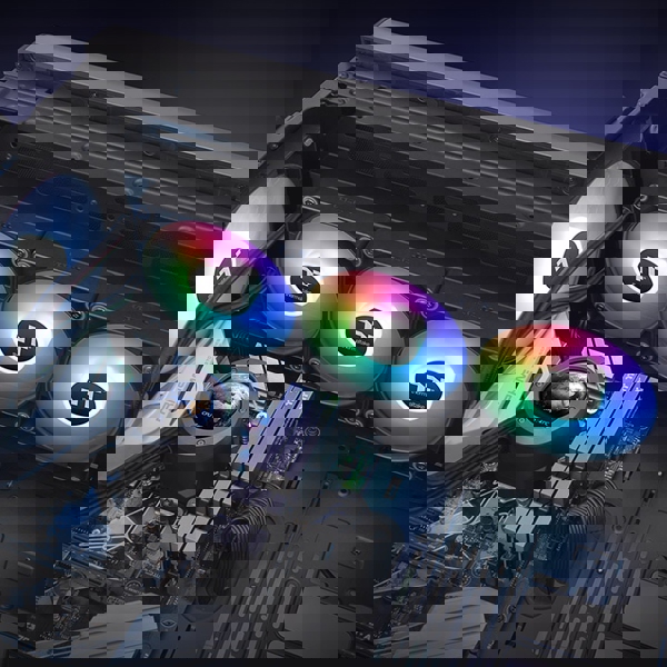 Liquid Cooling Thermaltake CL-W384-PL12SW-A TH360 V2 Ultra ARGB, 120mm, 2000RPM, Black