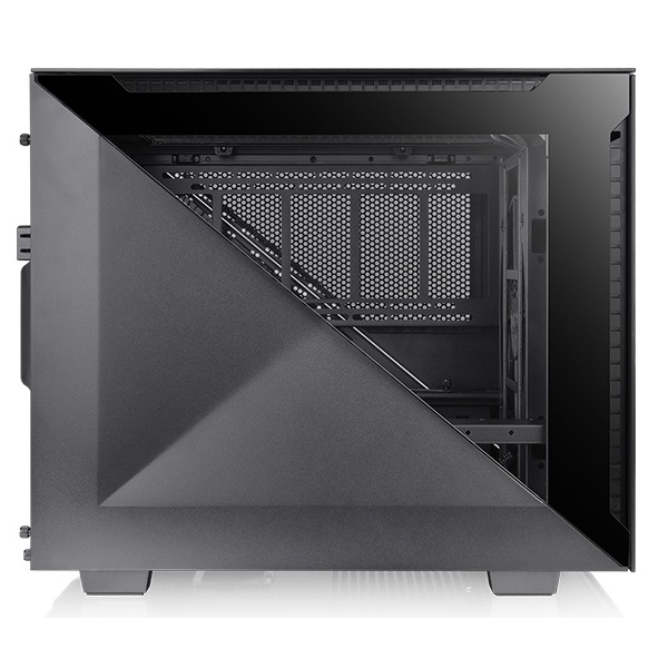 ქეისი Thermaltake CA-1V1-00S1WN-00 Divider 200 TG, Computer Case, Mini ITX, Micro ATX, USB-C 3.2, 2xUSB 3.0, HD Audio, Black