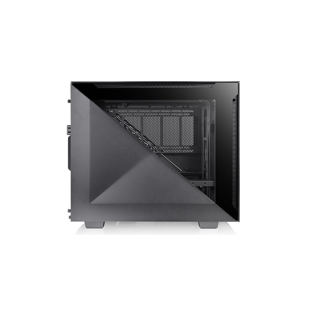 ქეისი Thermaltake CA-1V1-00S1WN-00 Divider 200 TG, Computer Case, Mini ITX, Micro ATX, USB-C 3.2, 2xUSB 3.0, HD Audio, Black