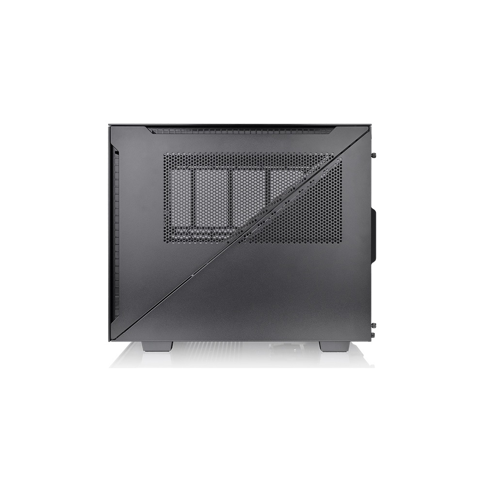 Computer Case Thermaltake CA-1V1-00S1WN-00 Divider 200 TG, Mini ITX, Micro ATX, USB-C 3.2, 2xUSB 3.0, HD Audio, Black