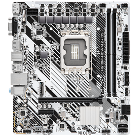 დედა დაფა ASRock 90-MXBM50-A0UAYZ H610M-HDV/M.2+ D5, LGA1700, DDR5, 96GB