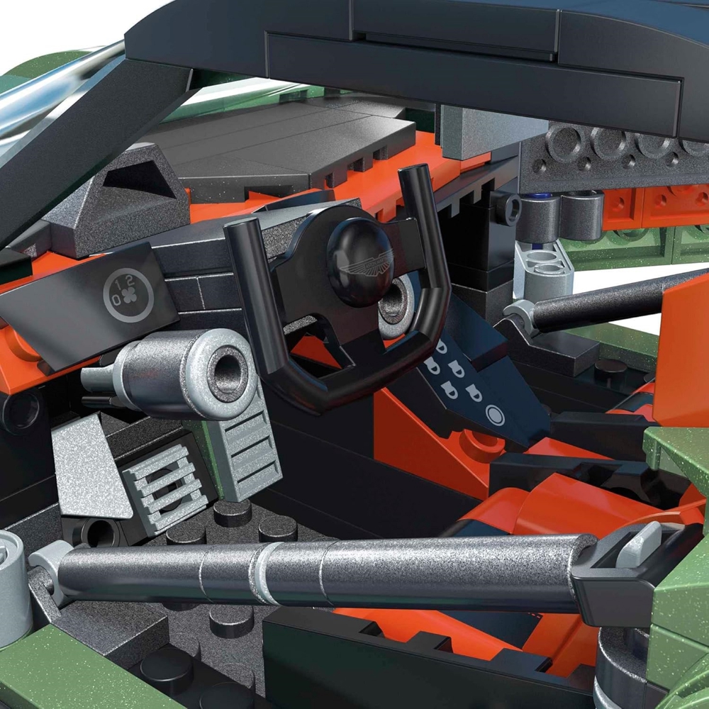 ასაწყობი სათამაშო მანქანა Mattel HMY97, Collector Aston Martin Vulcan, Green