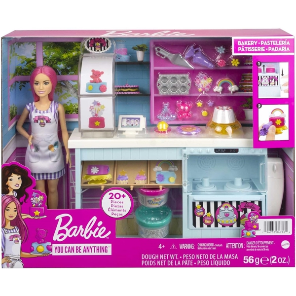 MATTEL HGB73 Barbie Bakery Playset - Refreshed